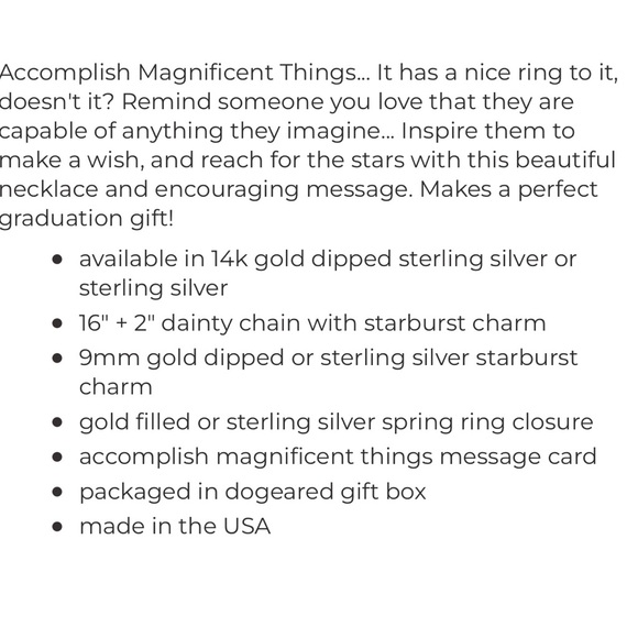 Sterling silver Dogeared necklace - Picture 3 of 6